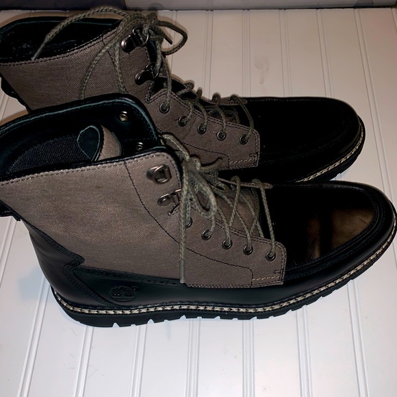 Timberland Other - Timberland Britton Hill Mens black and gray lace up ankle boots size 12